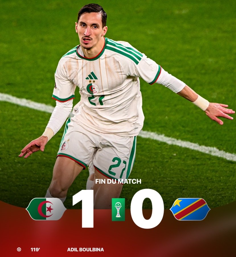 RESUME : L'Algérie au bout de la nuit ! Boulbina délivre les Fennecs (1-0 ap)